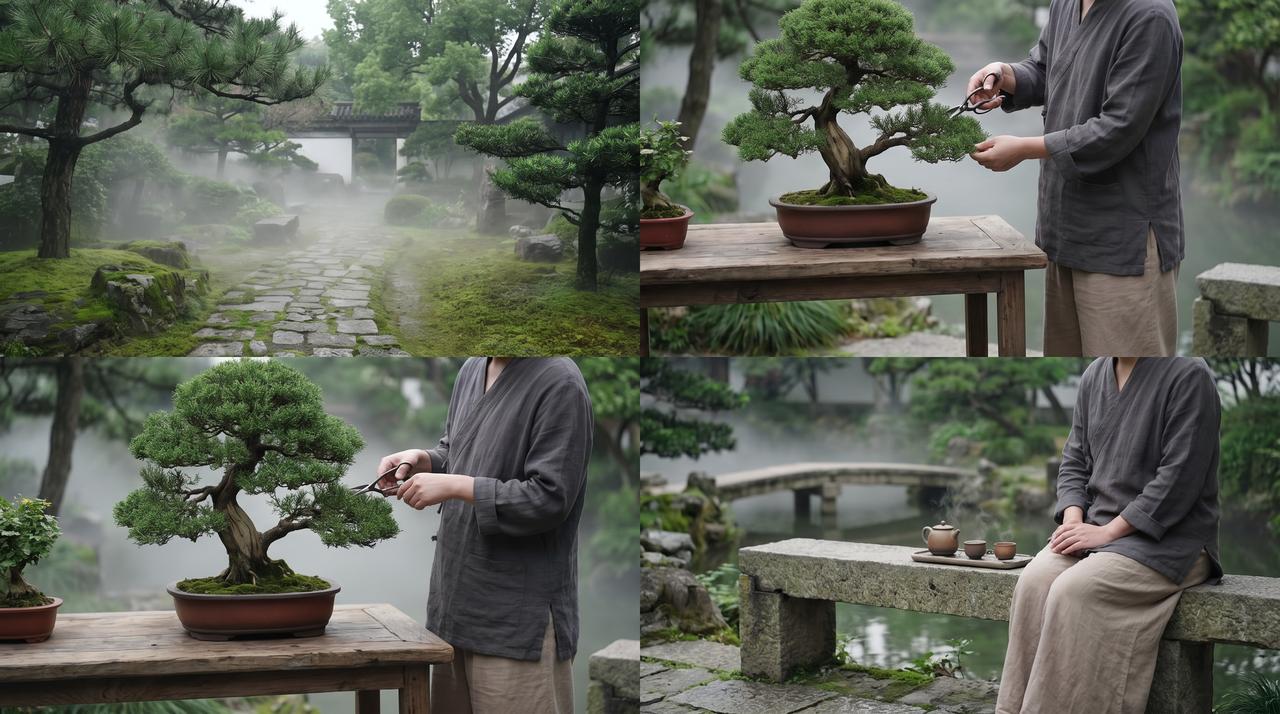 香蕉视频园艺生活视频 – 盆景修剪技艺视频教程，zadlgd.cn